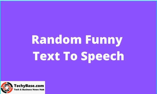 Funny Text To Speech