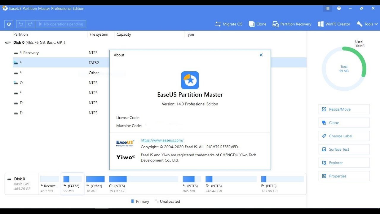 easeus partition maste license code