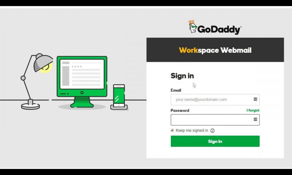 godaddy email login